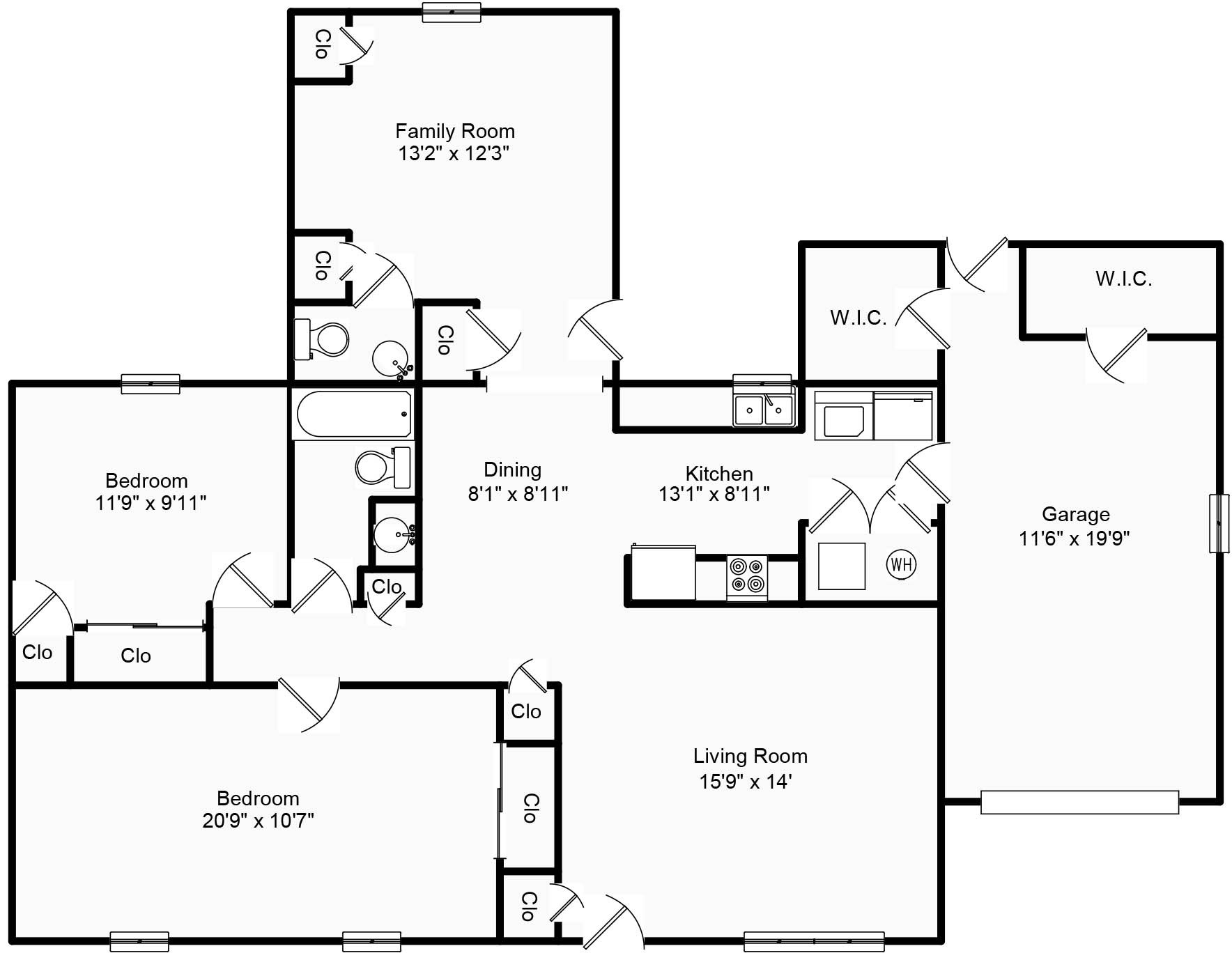 204 Newcastle Drive, Decatur, IL Floorplan